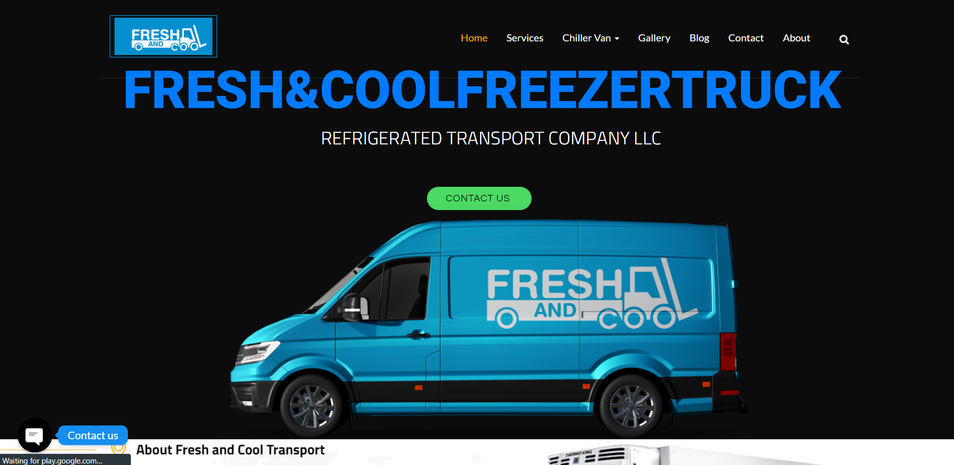 Fresh And Cool Freezer Truck